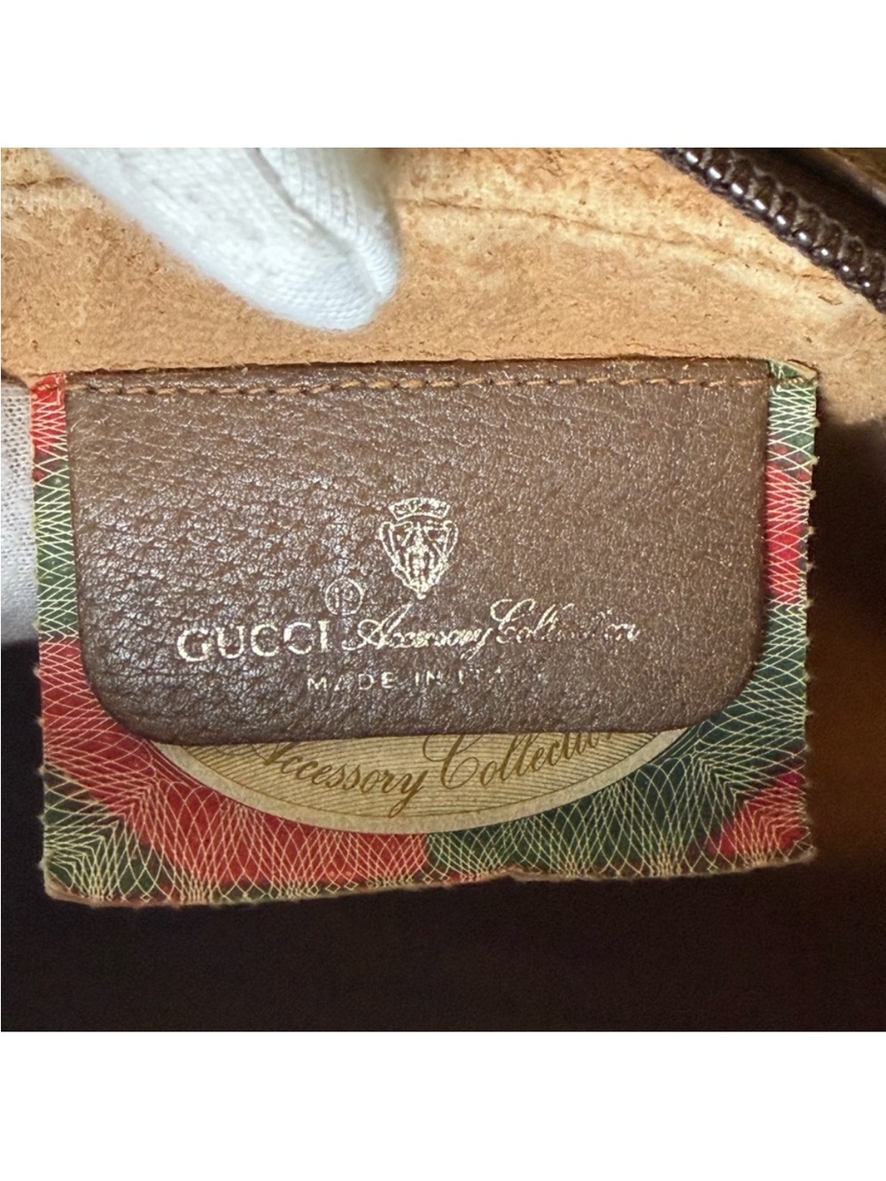 Vintage Gucci Web Crossbody Bag GG Coated Canvas Small with COA - Picture 13 of 15